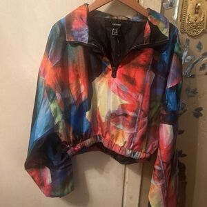 Forever 21 Multicolor Windbreaker Jacket